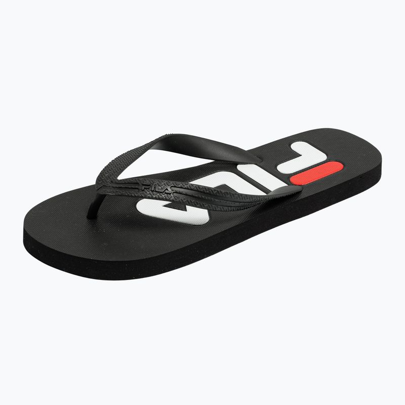 FILA Troy black men's flip flops 8