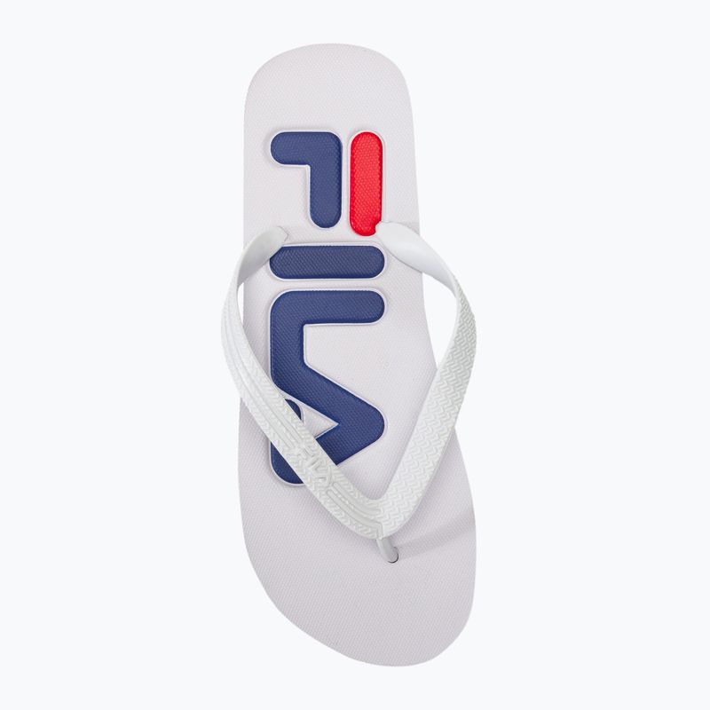 FILA Troy white men's flip flops 5