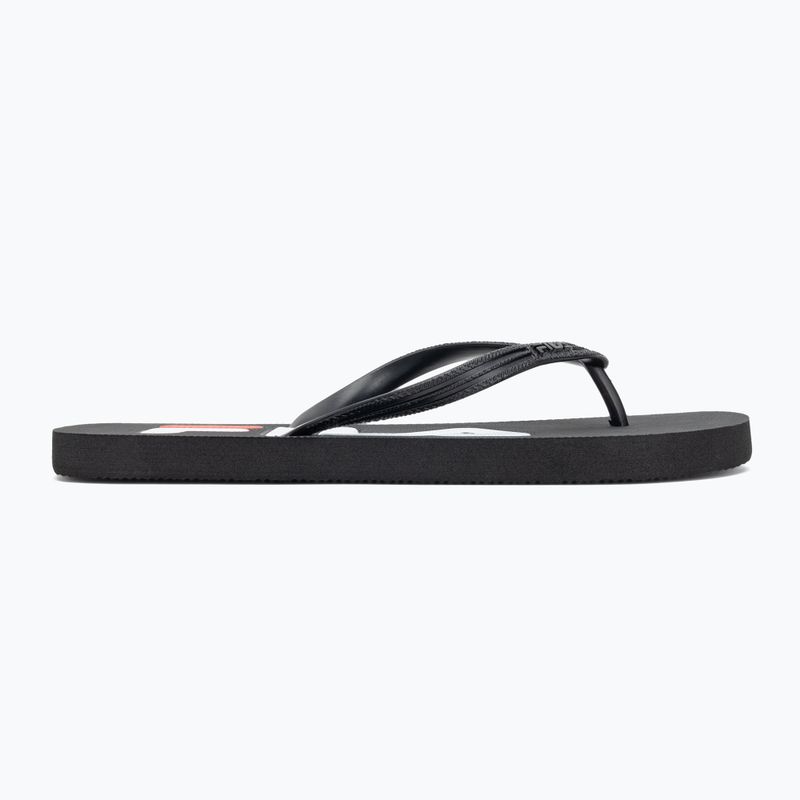 FILA Troy black women's flip flops 2