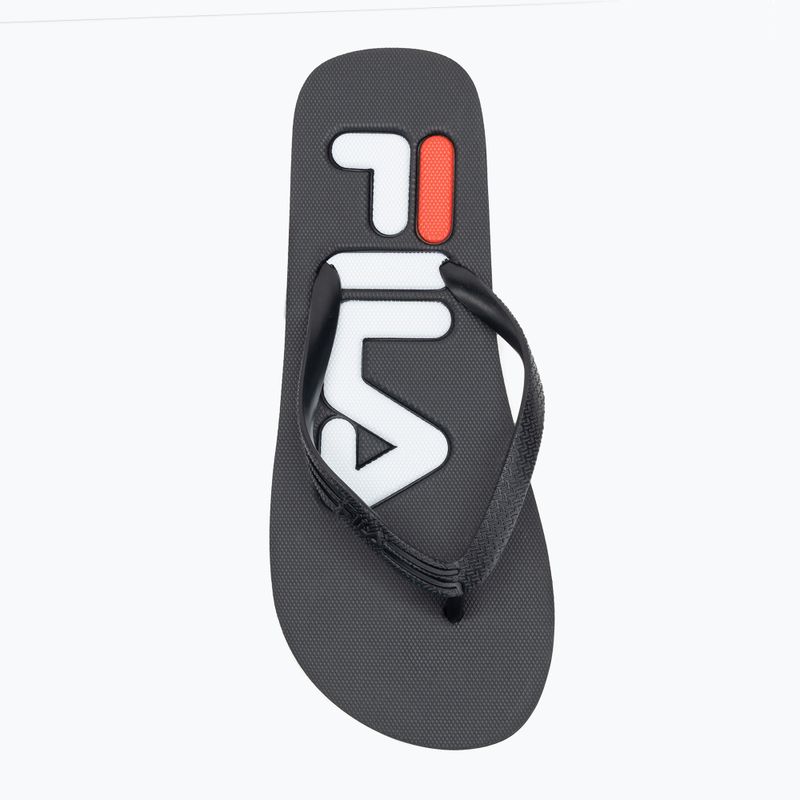 FILA Troy black women's flip flops 5