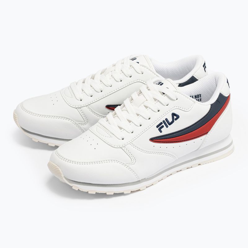 FILA children's shoes Orbit white/dress blues 8