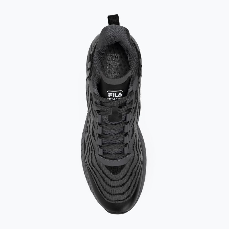 FILA men's Novanine castlerock/black shoes 6