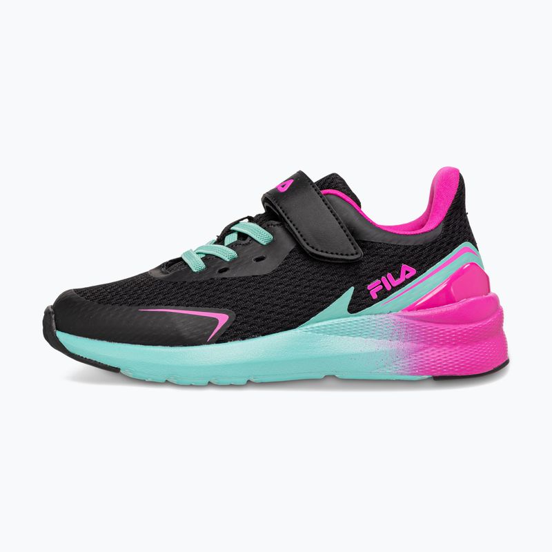 FILA Crusher V black / pink glo children's shoes 2