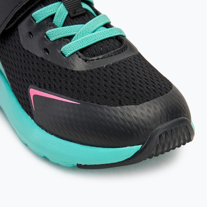 FILA Crusher V black / pink glo children's shoes 7