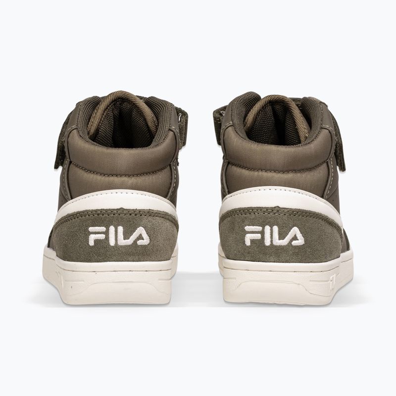 FILA Crew Velcro Mid olive night children's shoes 10