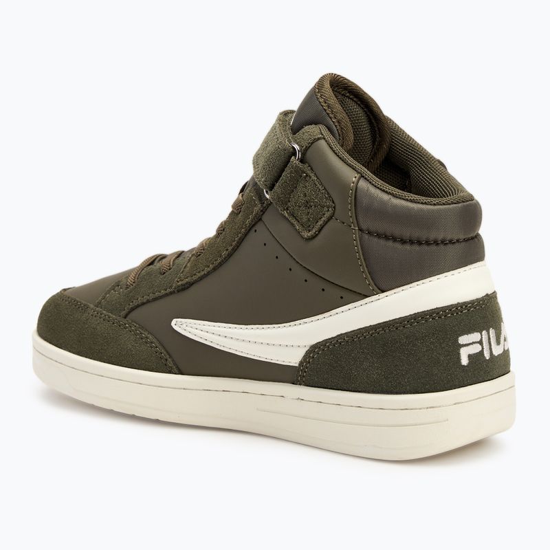 FILA Crew Velcro Mid olive night children's shoes 3