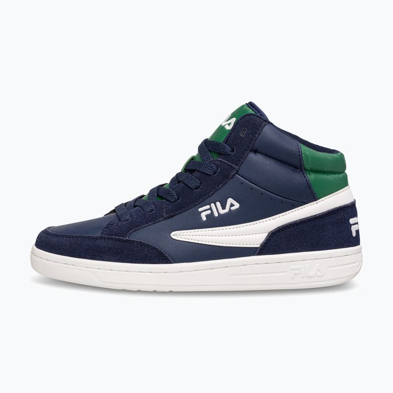 FILA Crew Mid children's shoes navy/verdant green 2