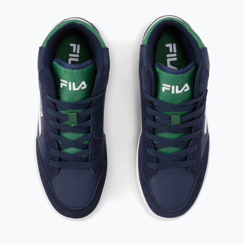 FILA Crew Mid children's shoes navy/verdant green 4