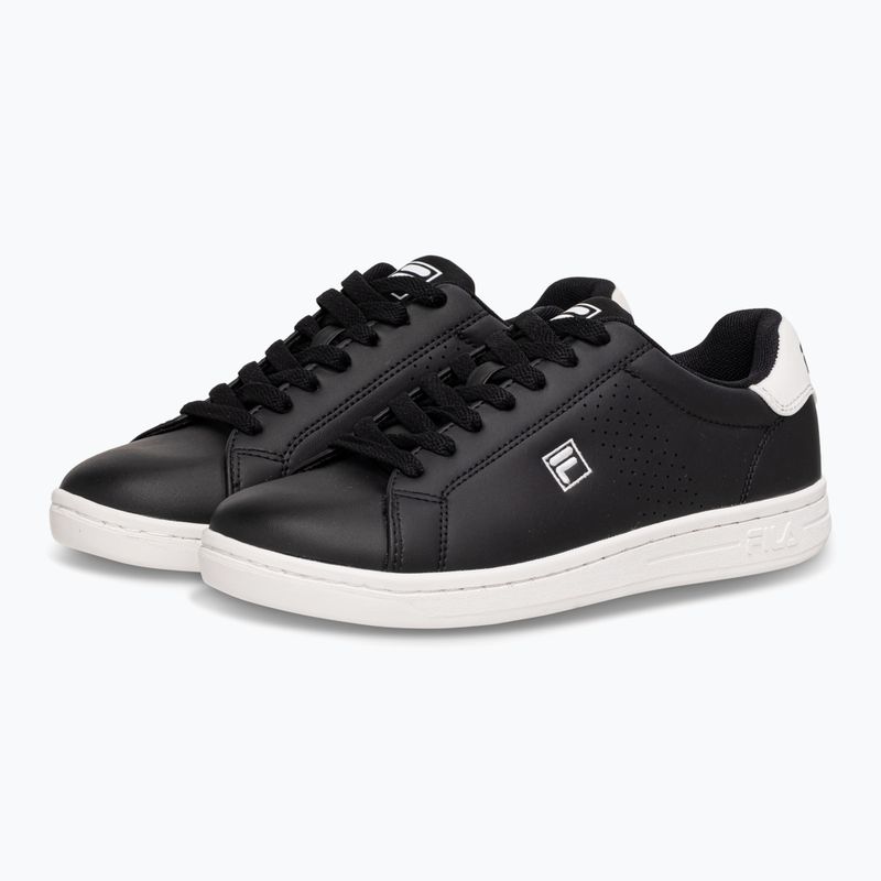 FILA Crosscourt 2 NT black/white children's shoes 8