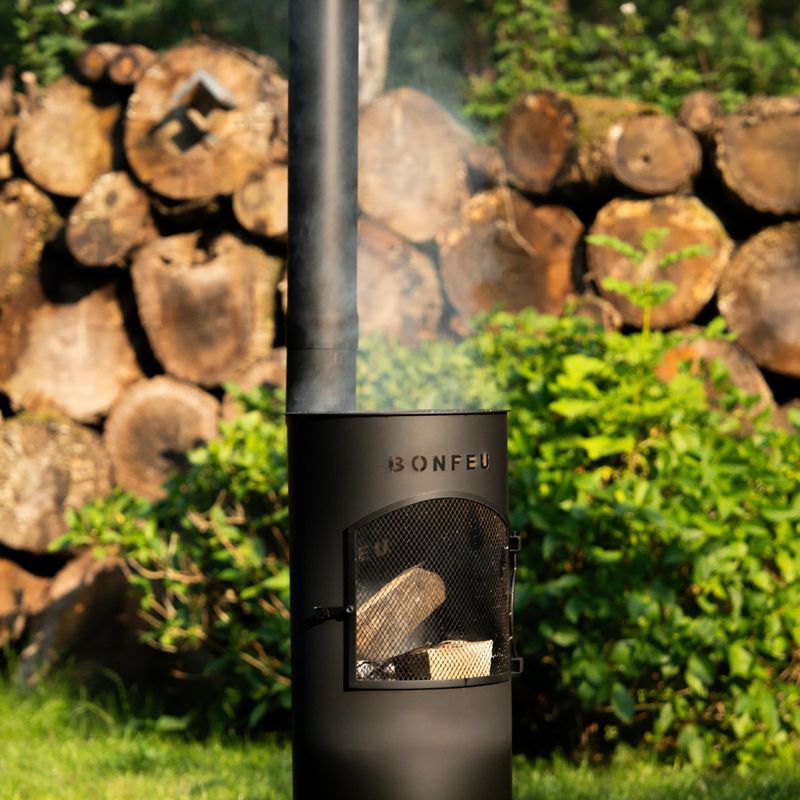 Outdoor fireplace BonFeu Bongiano LP black 3