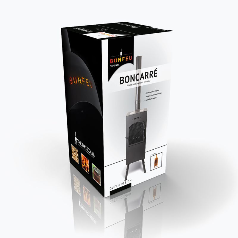 Outdoor fireplace BonFeu BonCarré black 6