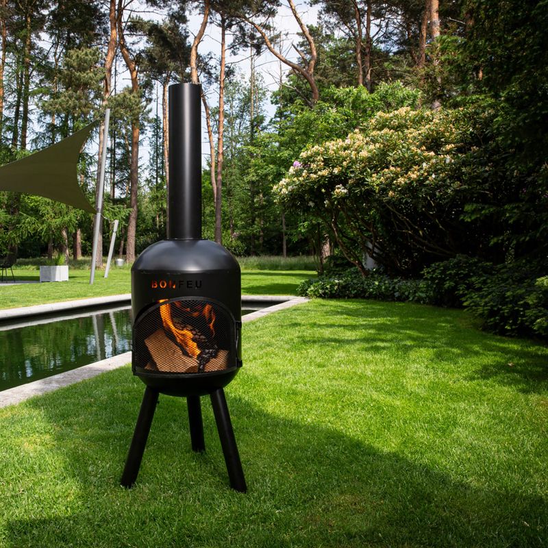 Outdoor fireplace BonFeu Bonsolo black 7