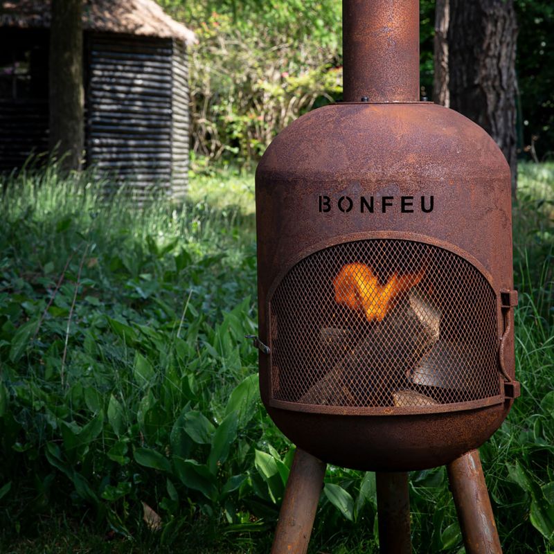 Outdoor fireplace BonFeu Bonsolo corten 9
