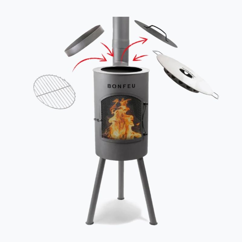 Outdoor fireplace BonFeu BonGiano SP corten 5
