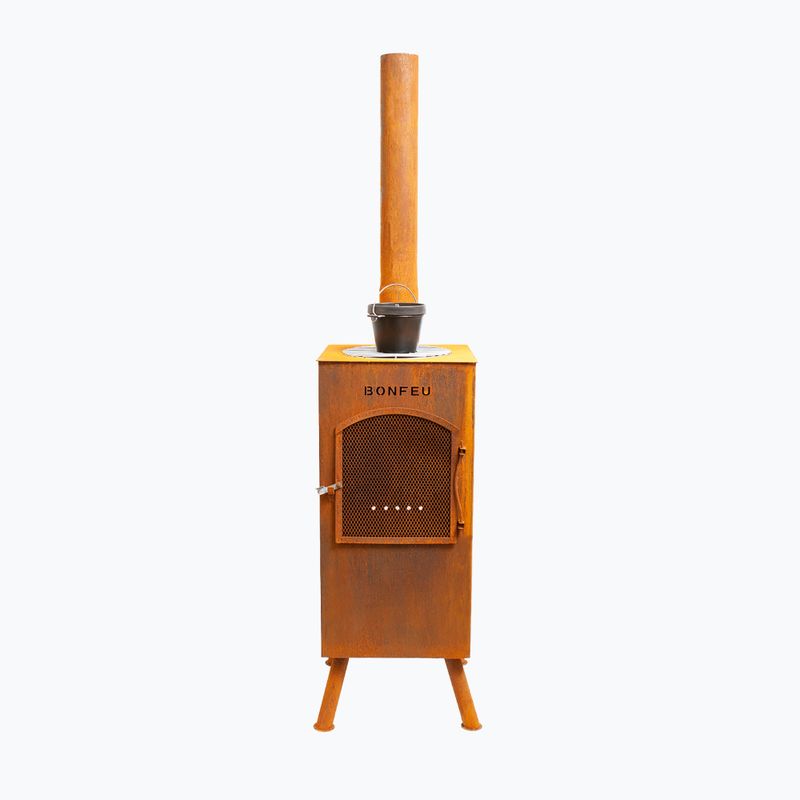 Outdoor fireplace BonFeu BonCarré corten 4