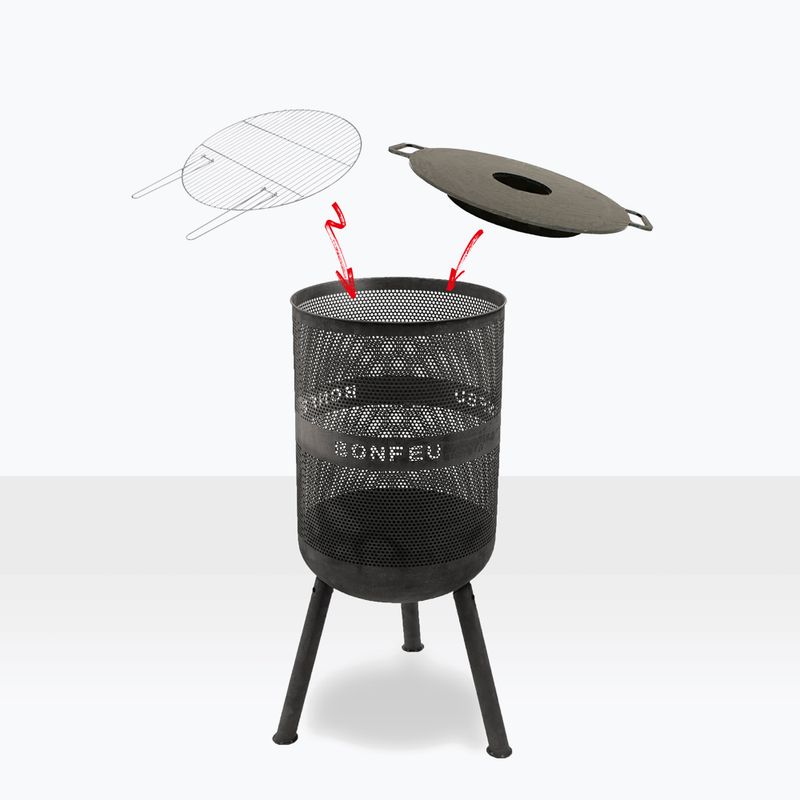 Fire pit BonFeu BonVes black 6