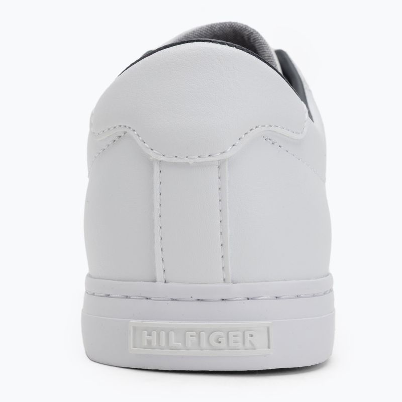 Tommy Hilfiger men's shoes Essential Leather Sneaker white 6