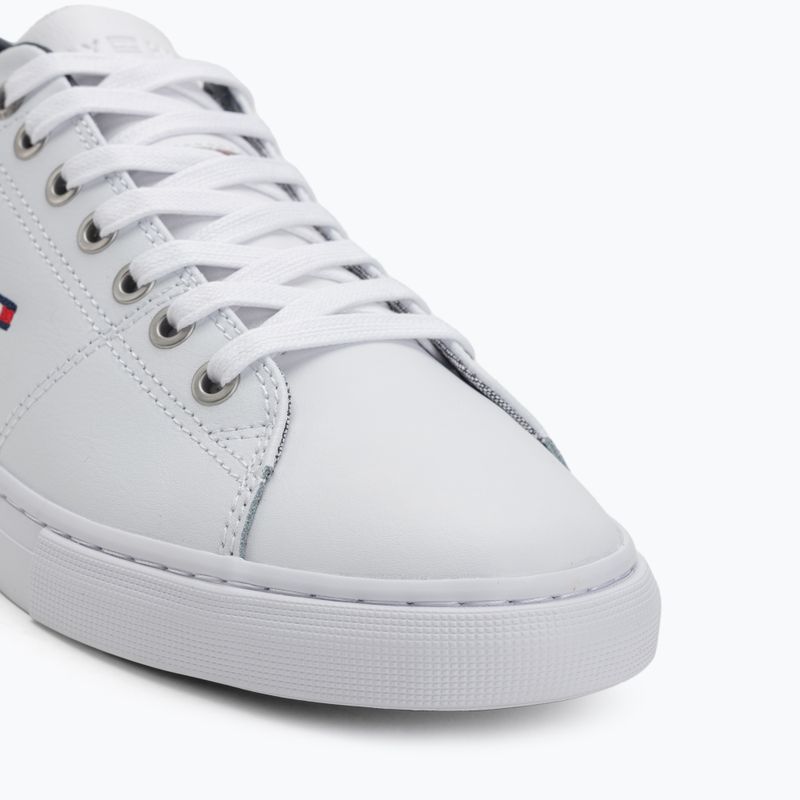 Tommy Hilfiger men's shoes Essential Leather Sneaker white 7
