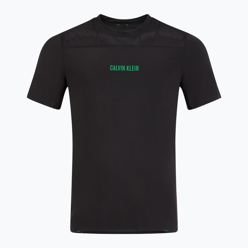 Men's Calvin Klein LVGMS5K188 Baselayer black/blosson green logo t-shirt