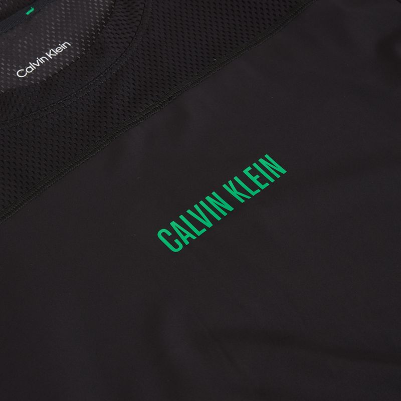 Men's Calvin Klein LVGMS5K188 Baselayer black/blosson green logo t-shirt 3