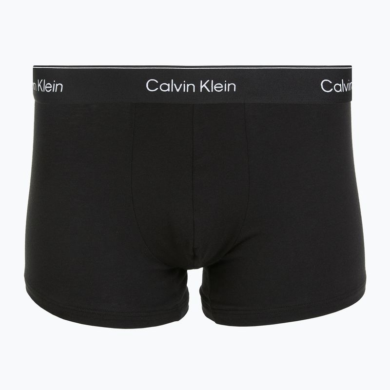 Boxers Calvin Klein LV00NB4392 Trunk 3 pairs black/dyed to mach/white 2