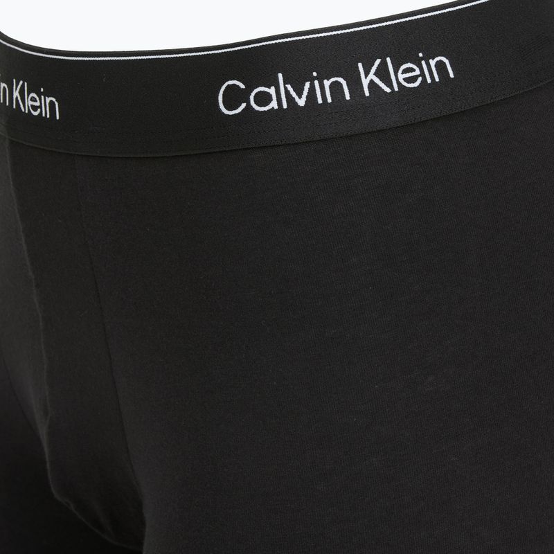 Boxers Calvin Klein LV00NB4392 Trunk 3 pairs black/dyed to mach/white 4