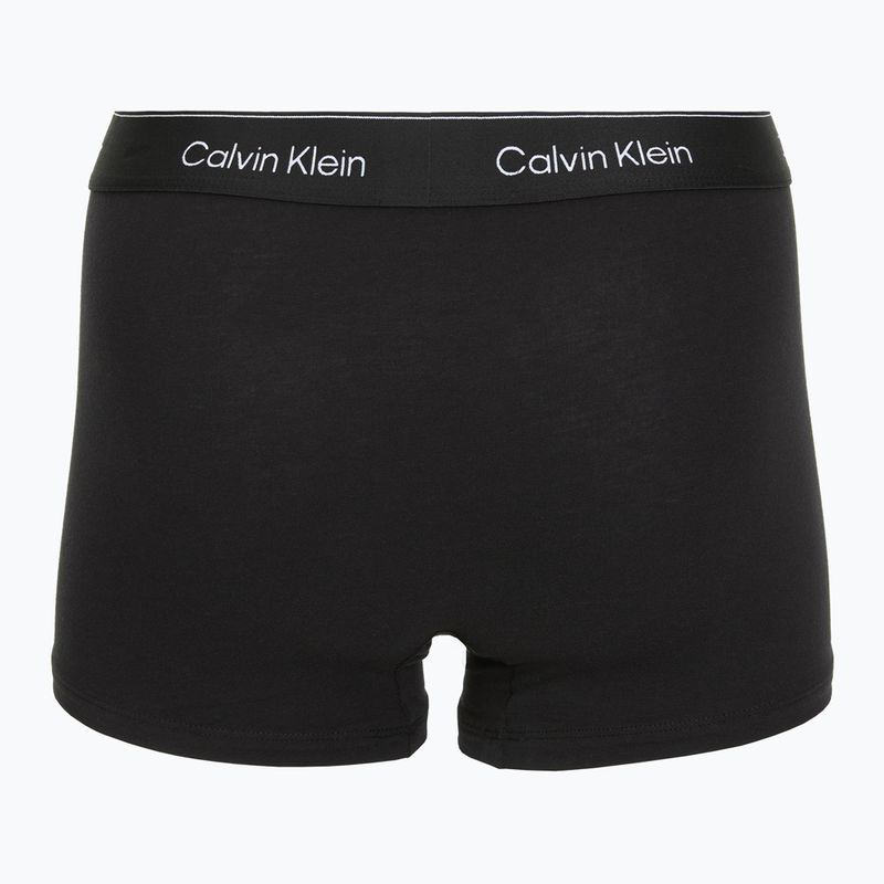 Boxers Calvin Klein LV00NB4393 Trunk 5 pairs black/dyed to mach/white 3