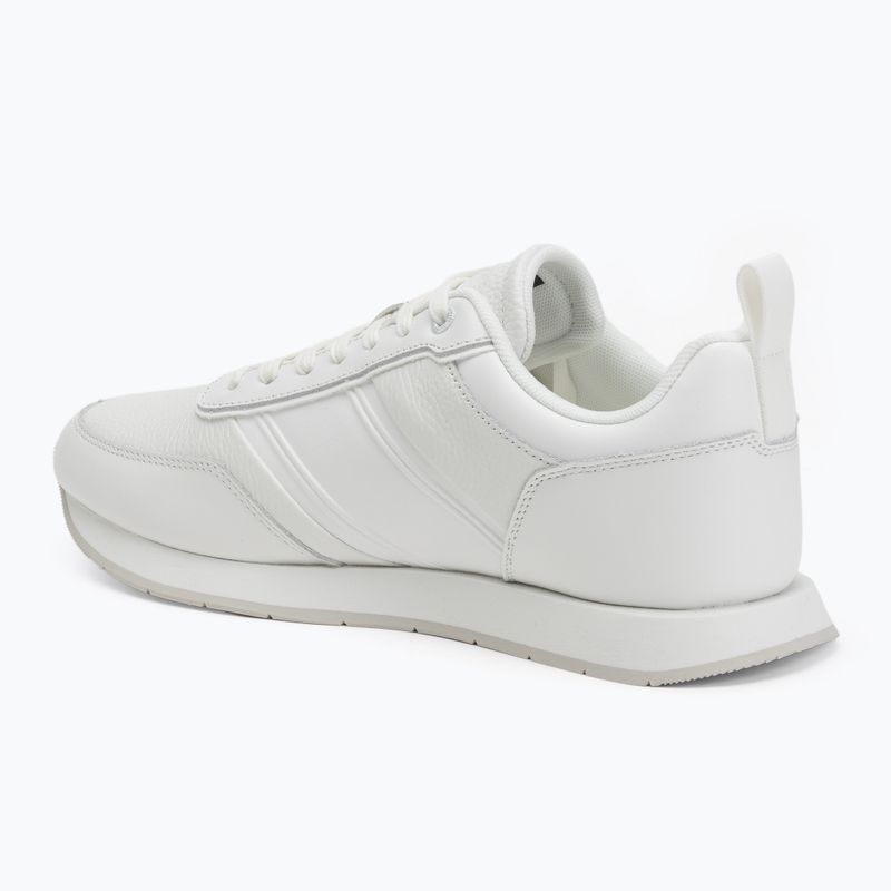 Calvin Klein men's shoes HM0HM01897 Low Prof Runn Laceup Tape Triple Bright White 3