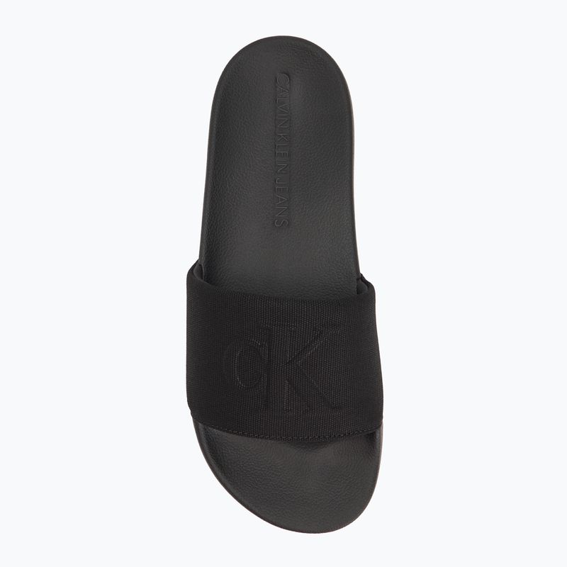 Calvin Klein men's flip-flops YM0YM01282 HF Mono CV Triple Black 5
