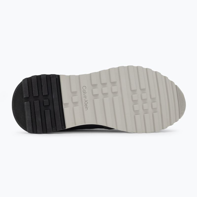 Calvin Klein men's shoes HM0HM01714 Low Top Lace Up Repreve Mix Formal Gray/Eggshell/Creamy White 4