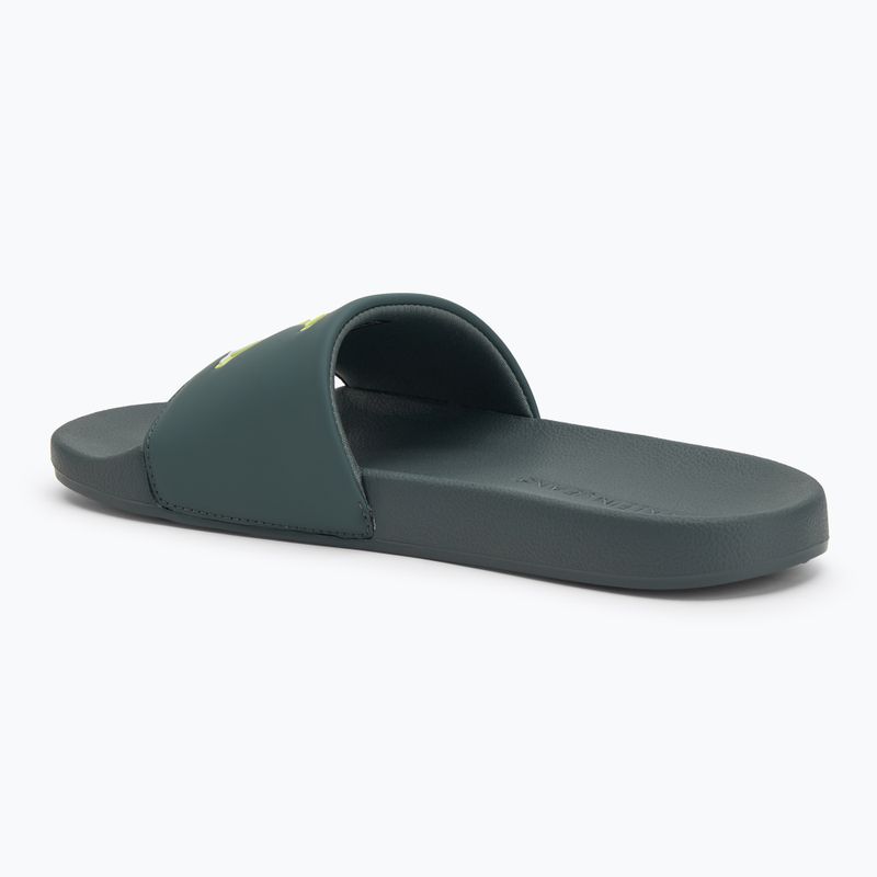 Men's Calvin Klein YM0YM01281 Jelly Mono PU Seaside Aqua/White flip-flops 3