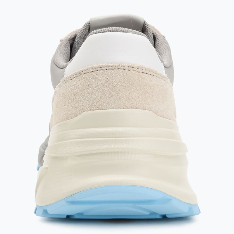 Calvin Klein women's shoes YW0YW01852 Hike Runner Mg Nylon Mix formal gray/eggsshell creamy/white 6