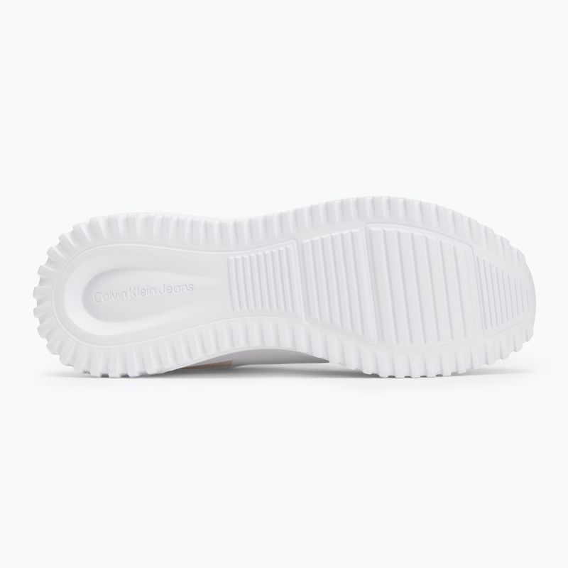Calvin Klein women's shoes YW0YW01851 Eva Runner L-Up Mix Mesh Logo Ck bright white/black 4