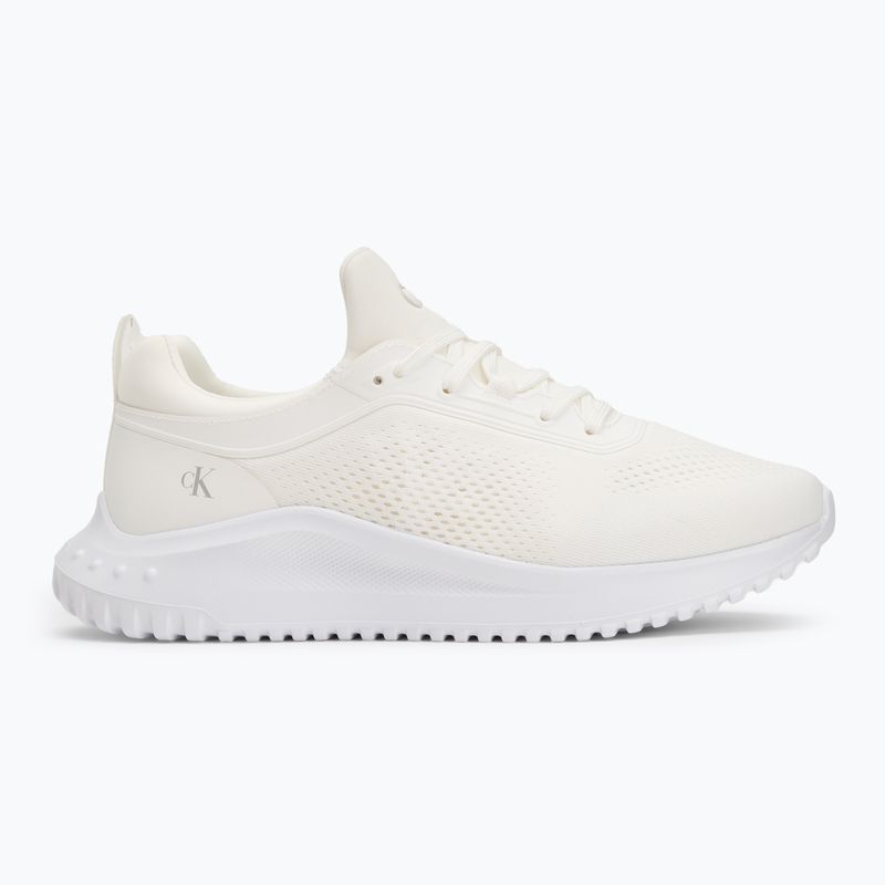 Calvin Klein women's shoes YW0YW01855 Eva Runner Sock Mg Tech Mix triple bright white 2