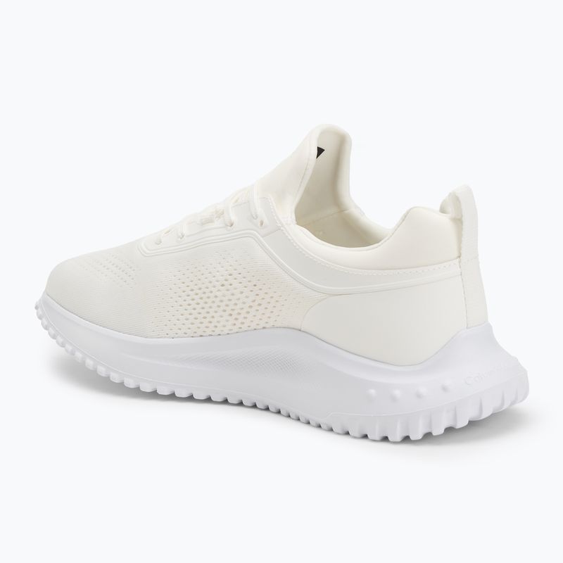 Calvin Klein women's shoes YW0YW01855 Eva Runner Sock Mg Tech Mix triple bright white 3