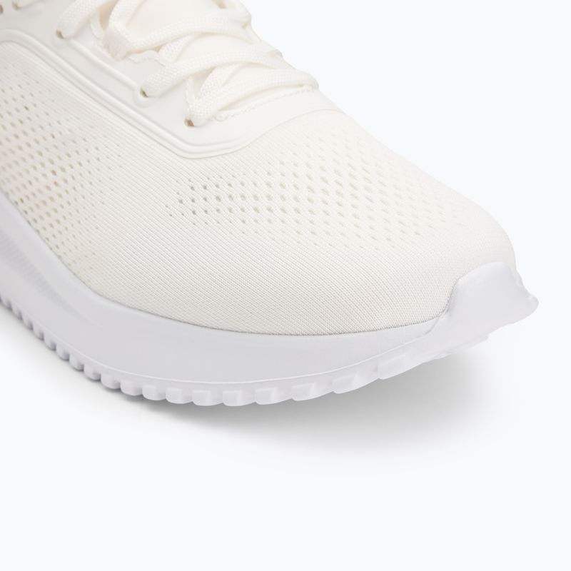 Calvin Klein women's shoes YW0YW01855 Eva Runner Sock Mg Tech Mix triple bright white 7