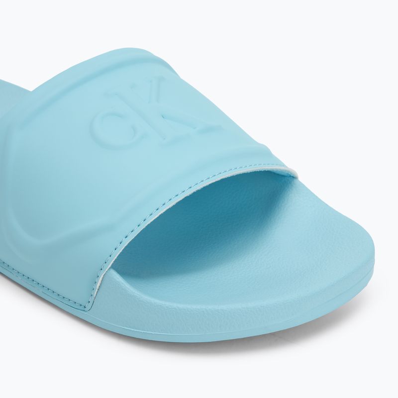 Calvin Klein women's flip-flops YW0YW01879 Pu Hf Mg blue danube 7