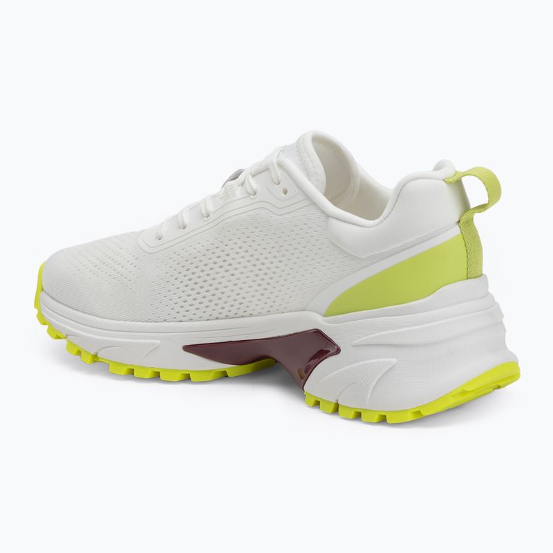 Calvin Klein women's shoes YW0YW01856 Hike Runner Mg Tech Knit bright white wild lime/andora 3