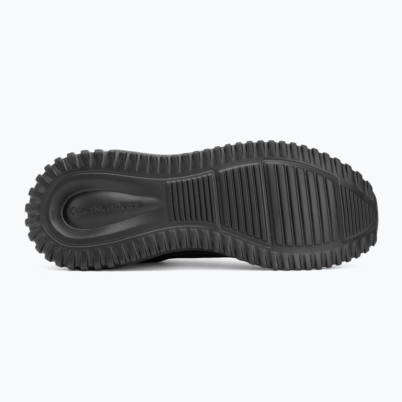 Calvin Klein women's shoes YW0YW01851 Eva Runner L-Up Mix Mesh Logo Ck black/mockingbird 4