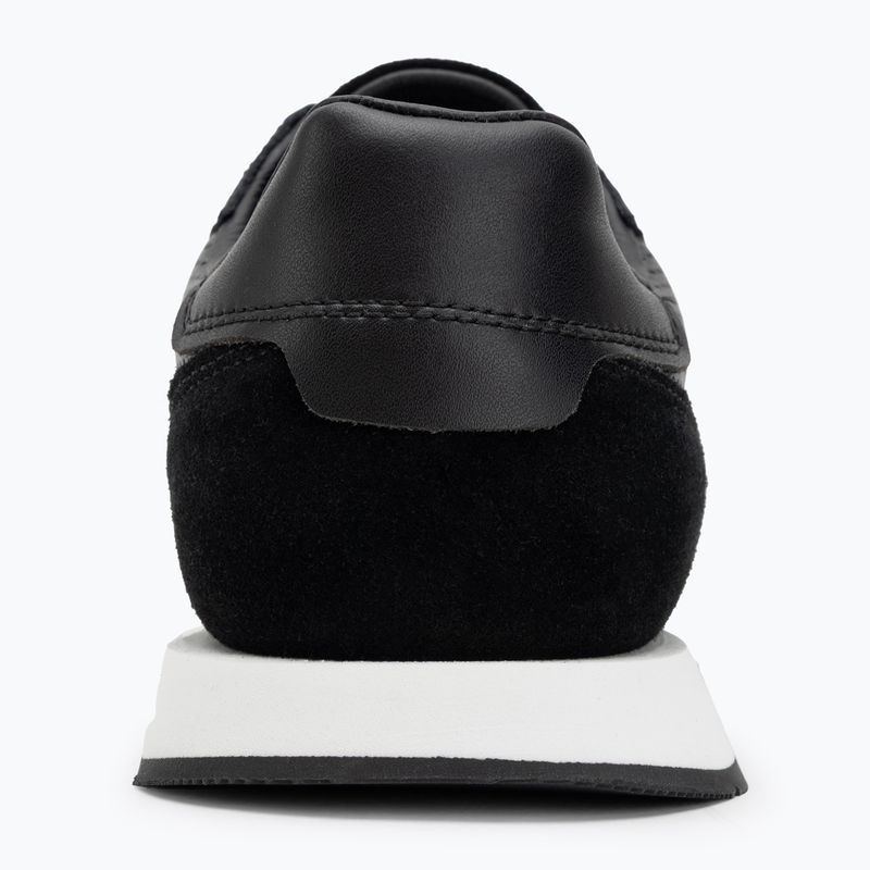 Calvin Klein men's shoes HM0HM01871 Low Prof Runn Laceup Perf Lth Black/Bright White 6