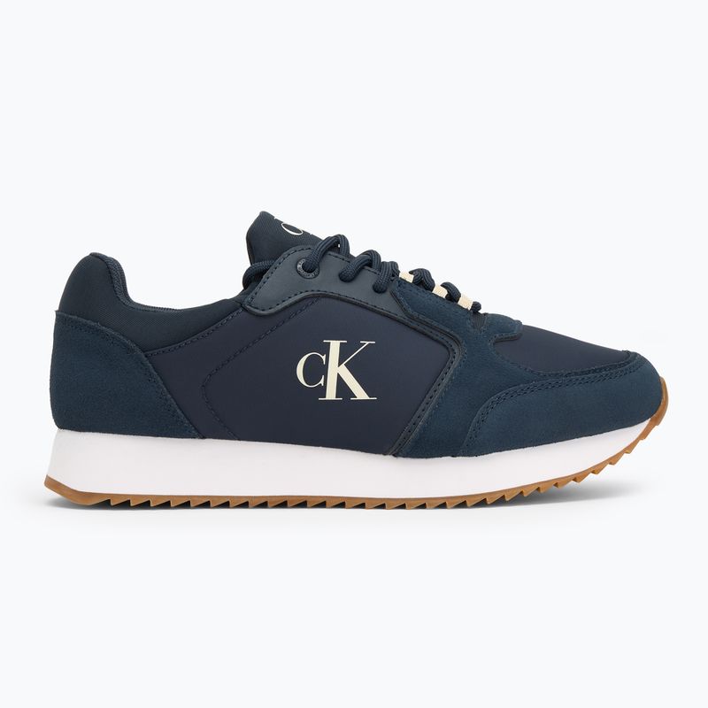 Men's shoes Calvin Klein YM0YM01326 Retro Runner Sock Lace Up Ny-Su Calvin Navy/Bright White/Gum 2