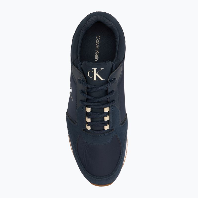 Men's shoes Calvin Klein YM0YM01326 Retro Runner Sock Lace Up Ny-Su Calvin Navy/Bright White/Gum 5