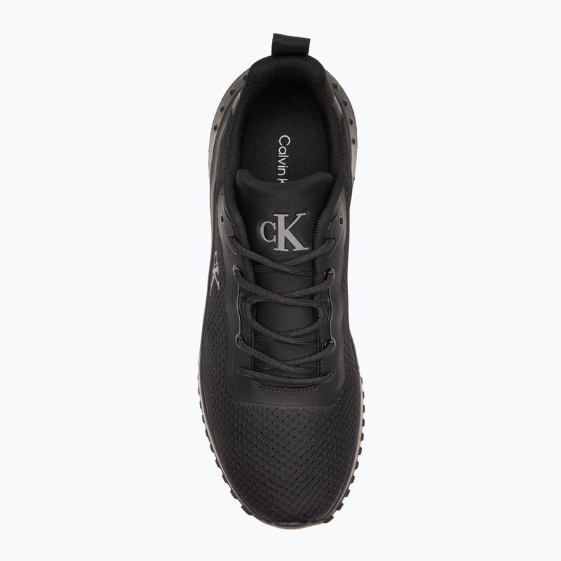 Calvin Klein men's shoes YM0YM01285 Hike Runner Mix Mesh Triple Black 5