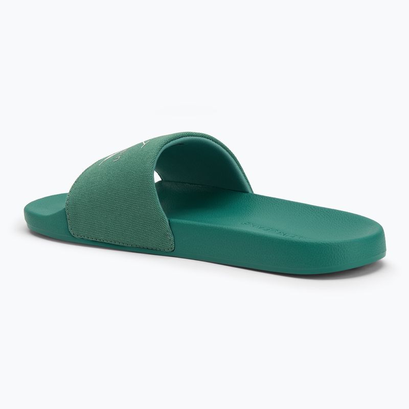 Calvin Klein men's flip-flops YM0YM01367 Monologo CV Wild Green 3