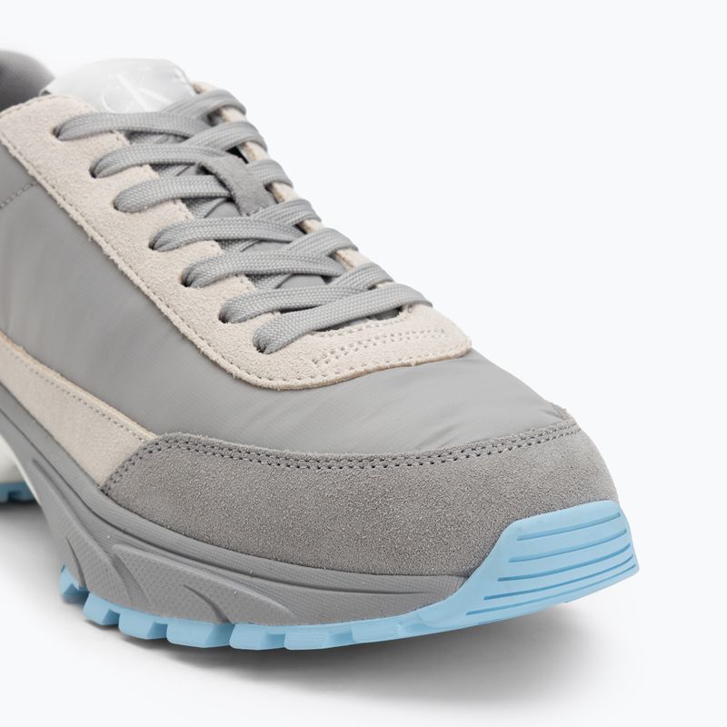 Calvin Klein men's shoes YM0YM01292 Hike Runner Casual Ny-Su Formal Grey/Eggshell/Paprika 7