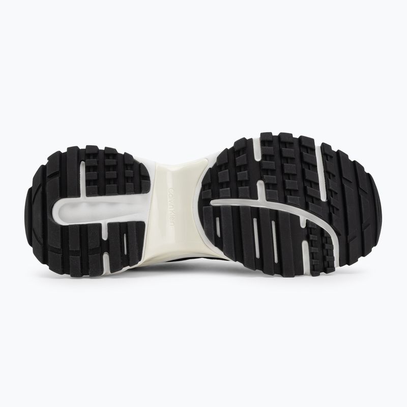 Calvin Klein men's shoes YM0YM01284 Hike Runner Tech Knit Black/Bright White 4