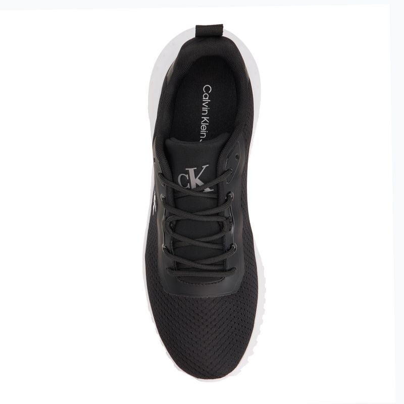 Calvin Klein men's shoes YM0YM01285 Hike Runner Mix Mesh Black/Bright White 5