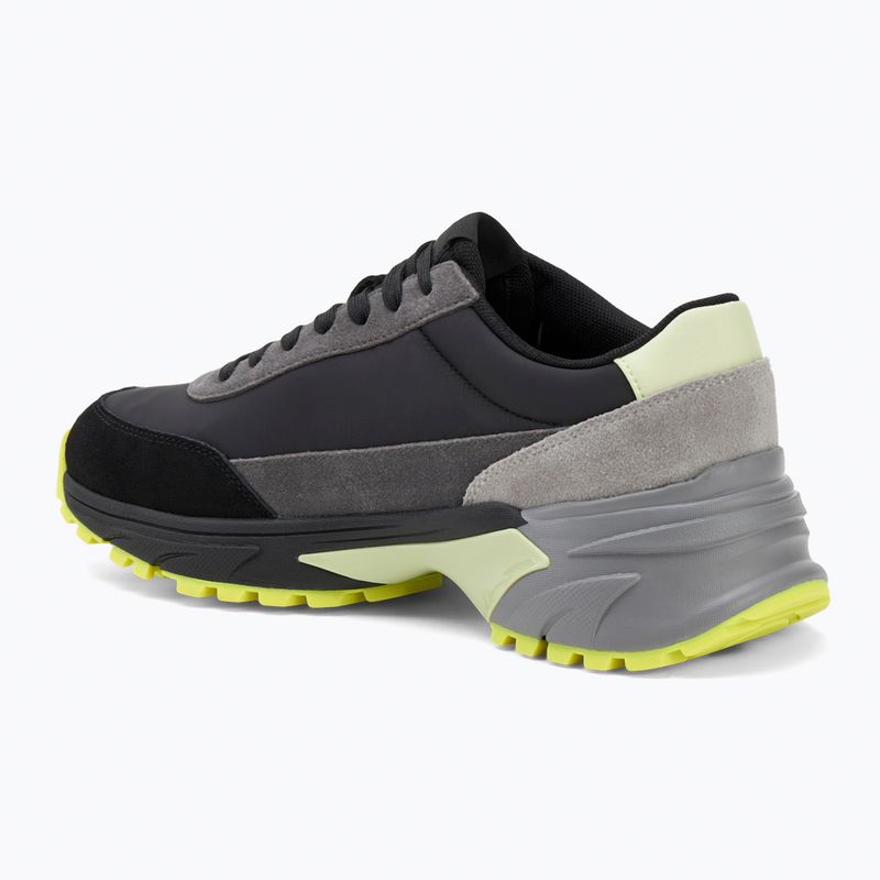 Calvin Klein men's shoes YM0YM01292 Hike Runner Casual Ny-Su Ck Black/Granite Grey/Wild Lime 3