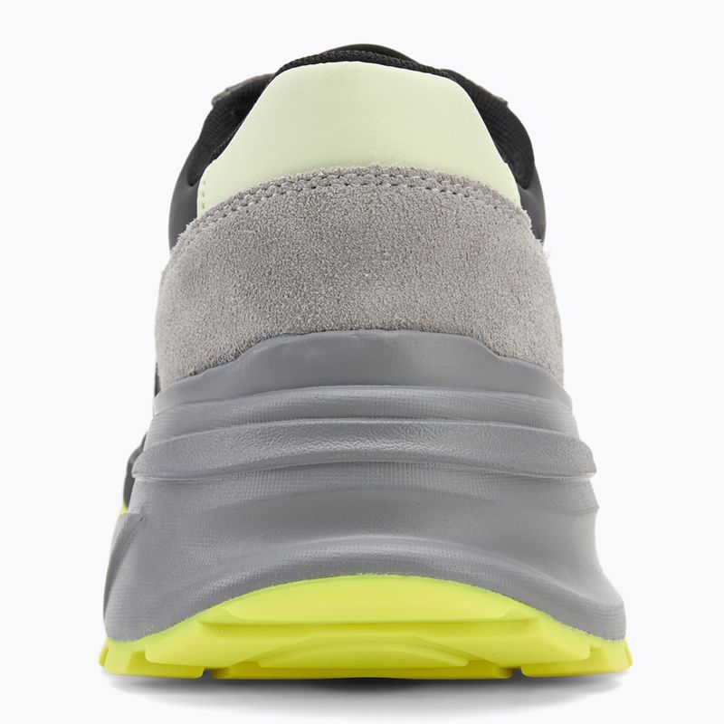 Calvin Klein men's shoes YM0YM01292 Hike Runner Casual Ny-Su Ck Black/Granite Grey/Wild Lime 6
