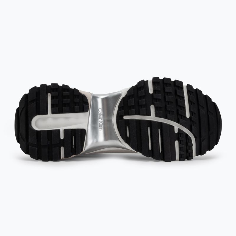 Women's Calvin Klein Hike Runner Mg Nylon Perl bright white/silver creamy shoes 4